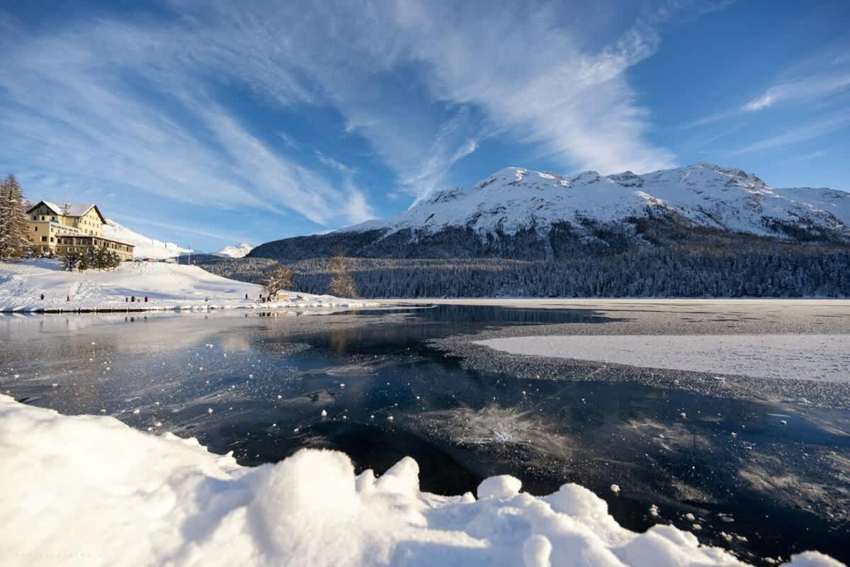 Charming Apartment In St Moritz Zewnętrze zdjęcie
